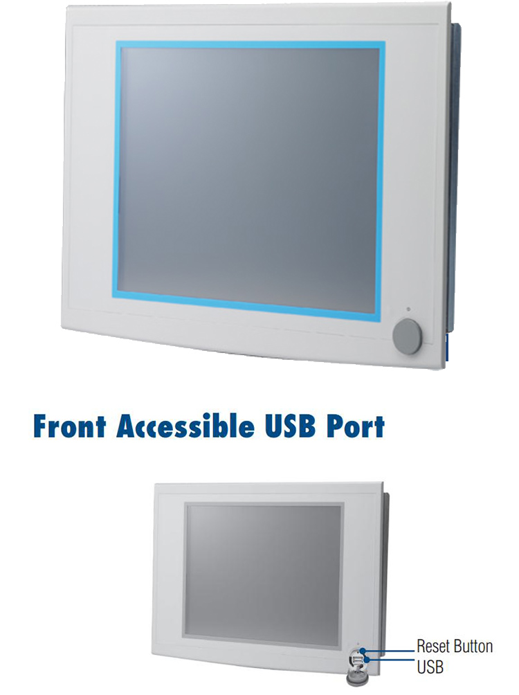 全新研華無風(fēng)扇嵌入式工控機 多功能平板電腦 IPPC-6152A