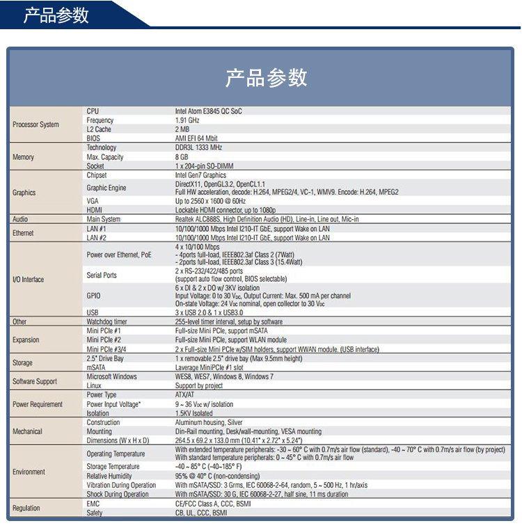 全新研華無風扇嵌入式工控機 車載應(yīng)用 ARK-2121S