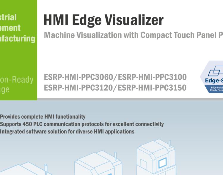 研華ESRP-HMI-PPC3120 Machine Visualization with 12.1" Compact Touch Panel PC