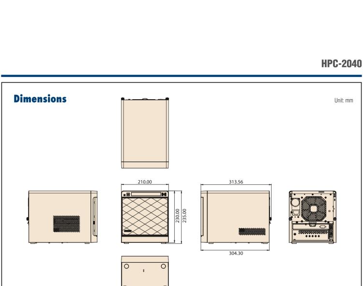 研華HPC-2040 Mini 4 Bay Server Tower