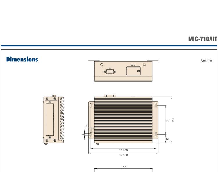 研華MIC-710AIT AI System Based on NVIDIA? Jetson? TX2 NX