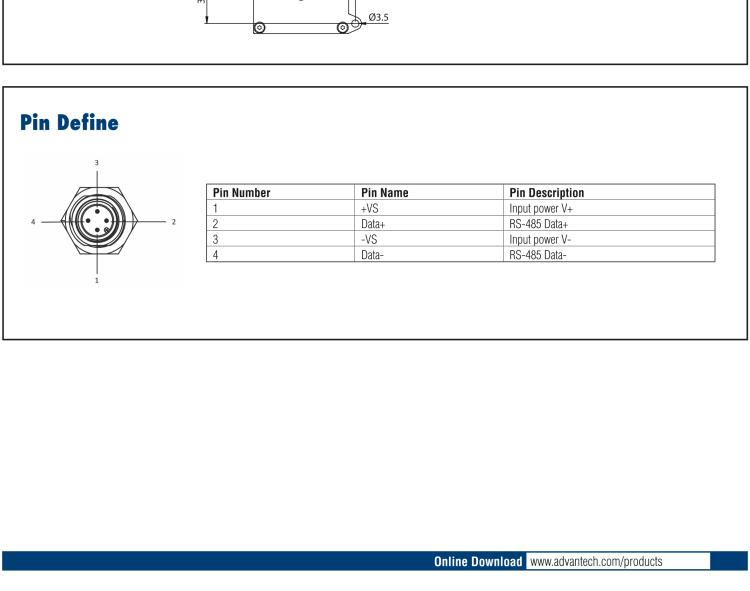 研華WISE-2460P 8KHz@1-axis Smart Vibration Sensor