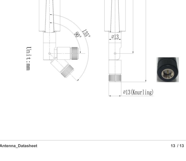 研華ANT-LTE5G-025 5G NR / 4G LTE / 3G / 2G Terminal Antenna, SMA-M