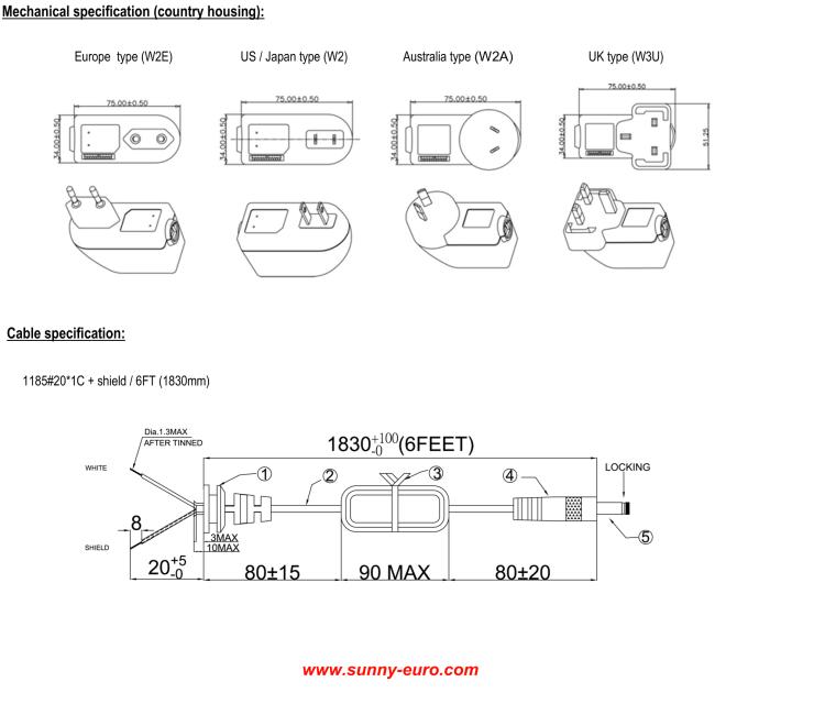 研華BB-RPS-MRT-EU Wall Power supply, ER75i SL, EU plug