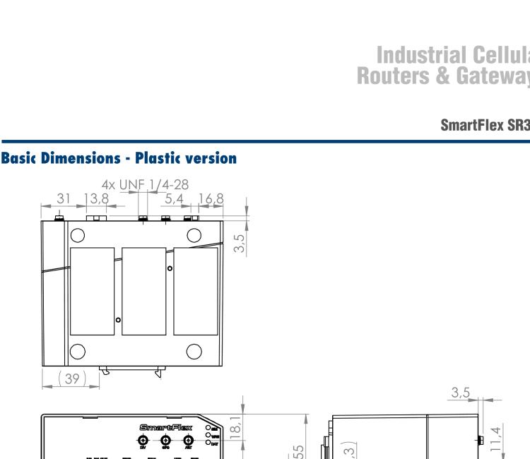 研華BB-SR30400111 SmartFlex, EMEA/LATAM/APAC, 5× ETH, Plastic, ACC EU