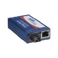 研華IMC-370I-SST-B Mini Hardened Media Converter, 1000Mbps, Single-Strand 1310XMT, LFPT, 10km, SC