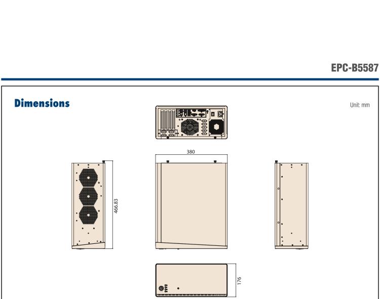 研華EPC-B5587 適配Intel? 第10代 Core i / Xeon W系列處理器，搭載W480E芯片組。標準4U上架，工業(yè)級品質，穩(wěn)定可靠。廣泛適用于高端AI服務器等應用。