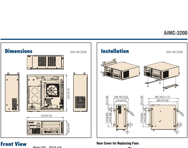 研華AiMC-3200 智能微型工控機，Intel Core i7/i5/i3 CPU,2 擴展槽，250W 80 Plus PSU