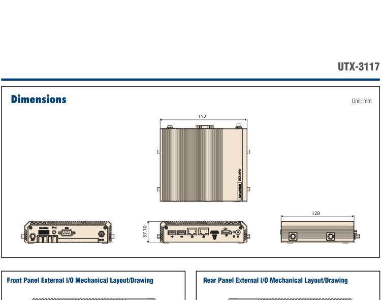 研華UTX-3117 低功耗，緊湊型，4G/WIFI/ BT/LoRa/NB IoT 物聯(lián)網(wǎng)邊緣智能網(wǎng)關(guān)