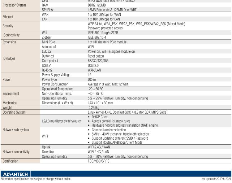 研華WISE-3270 研華EPD電子紙專用工業(yè)網(wǎng)關(guān)，以太網(wǎng)、 WIFI（AP）、4G/LTE，專為智能城市、工業(yè)4.2應(yīng)用而設(shè)計(jì)。