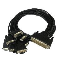 研華OPT8J 1m Male DB-78 to 8x Male DB-9 Cable